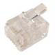 Connector, 10 Pack, RJ11, 6P4C Modular