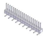 KP6XXFXXX102M1XX - Pin Header Pitch=1.27mm Single Row SMT Type - Kendu Technology Co., Ltd.